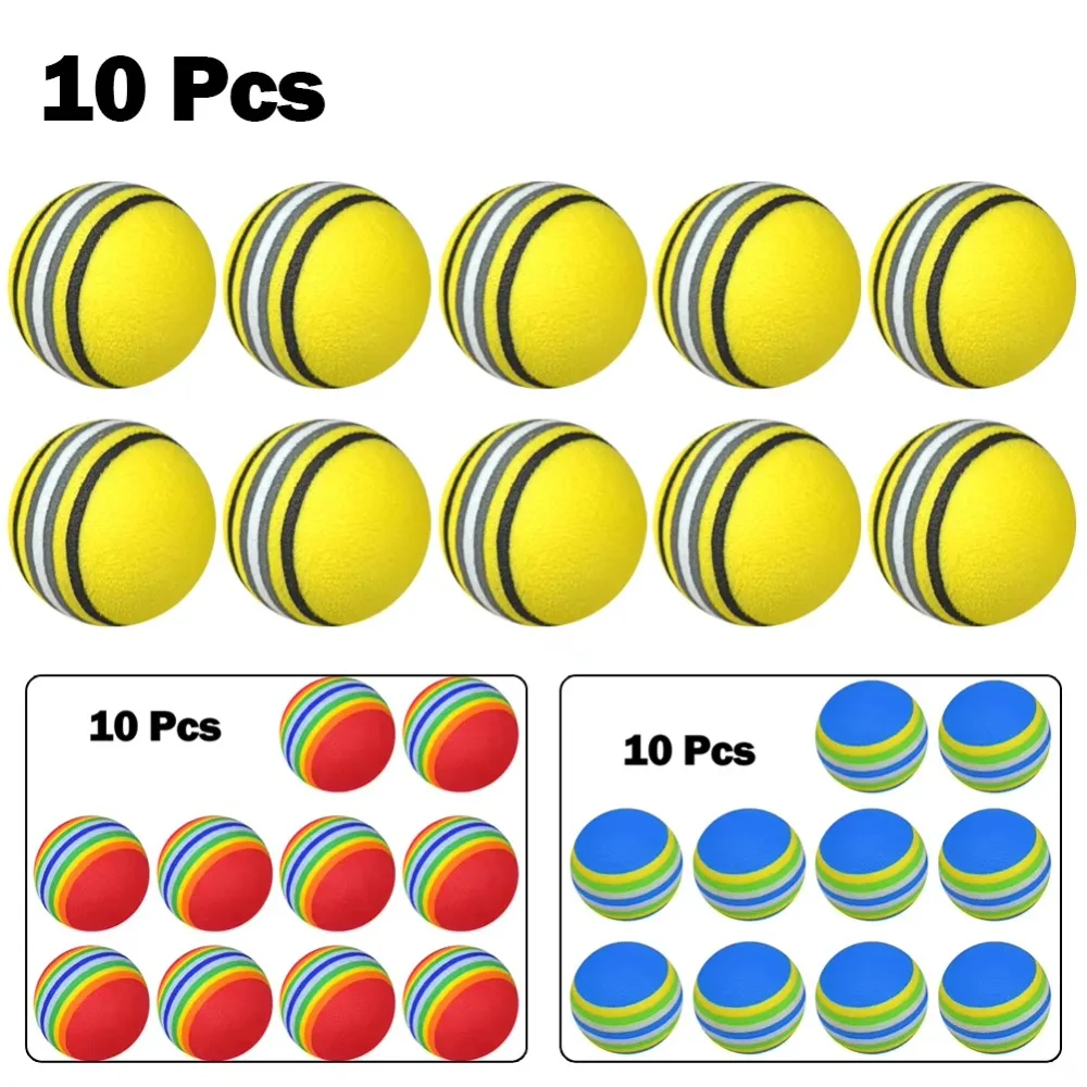 Practice Equipment For Golf - 10 unidades de pelotas de espuma