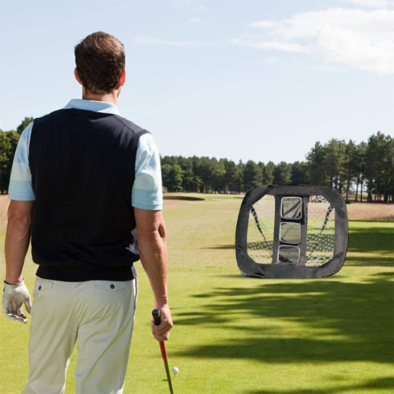 Practice Net Hitting - Red de astillado de Golf plegable