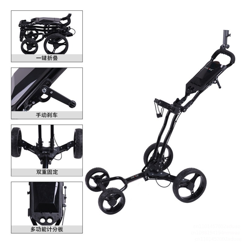 Carrito de golf plegable girat - Golf Bag Stand Cart reseña y precio
