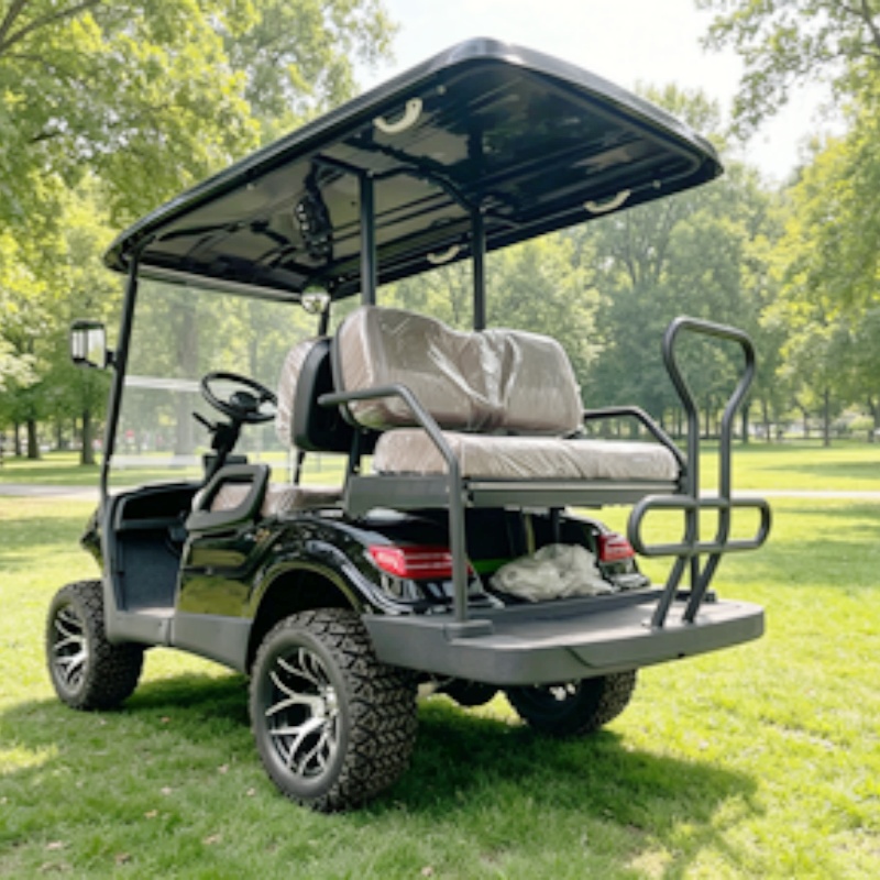 Carrito de golf eléctrico de 2 - Golf Bag Stand Cart reseña y precio