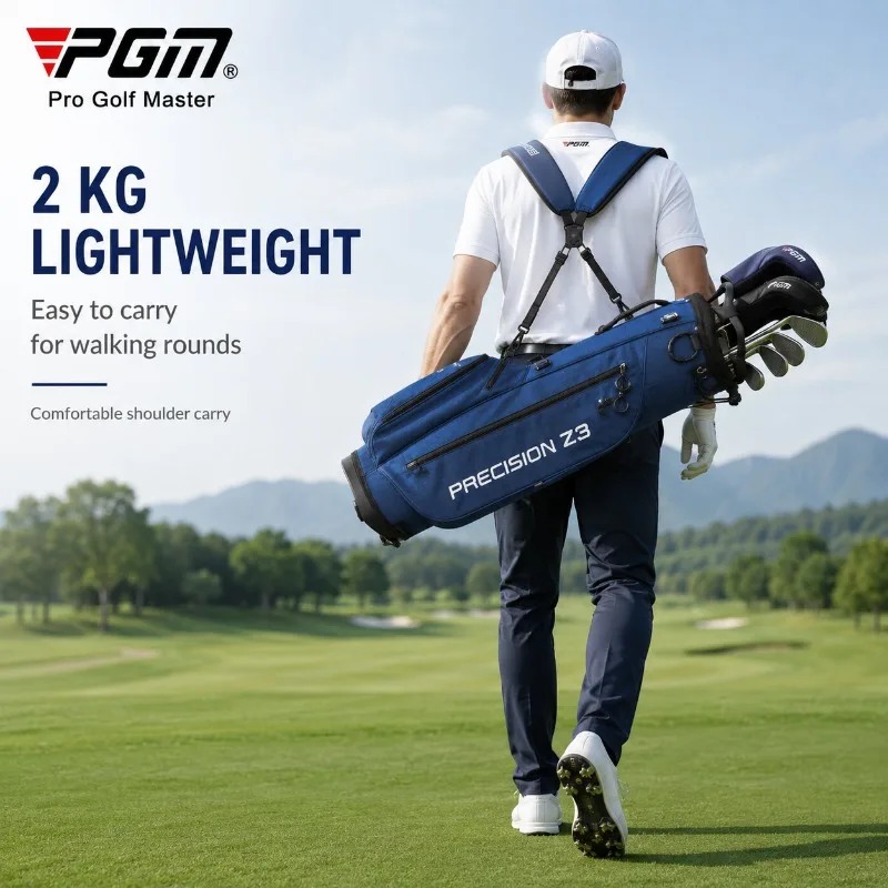 Bolsa de Golf PGM Ligera con S - Golf Bag Stand Cart reseña y precio