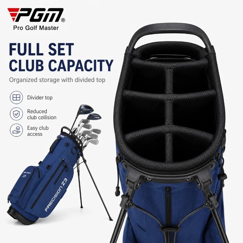 Bolsa de Golf PGM Ligera con S - Golf Bag Stand Cart reseña y precio