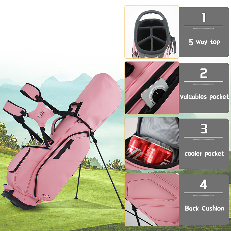 Bolsa de Golf de Lujo Ligera p - Golf Bag Stand Cart reseña y precio