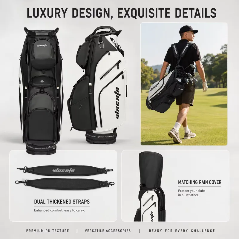 Bolsa de Golf Wosofe de 14 Com - Golf Bag Stand Cart reseña y precio